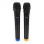 Karaokemicrofoon MEDIA-TECH MT395 Accent Pro — bedraad, zwart, aan-/uitschakelaar, max. bereik 20 m, 2-pack