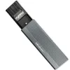 Qoltec behuizing voor M.2 SATA (NGFF) SSD, USB-C