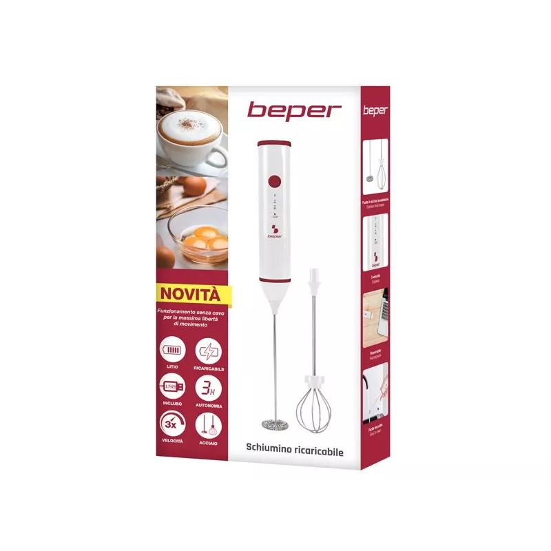 Waterkoker Beper P102SBA008 1,7 l roestvrij staal, draadloze basis