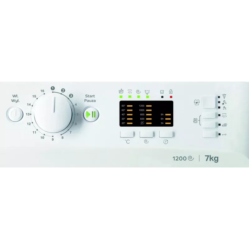Wasmachine INDESIT MTWA71252WPL 7 kg, frontlader, energieklasse E
