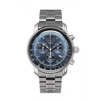 Quartz horloge Zeppelin 100 Jahre 7680MB3 zwart
