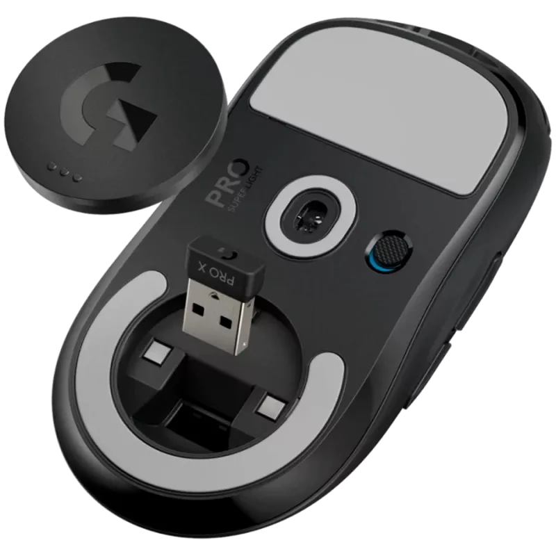 LOGITECH G PRO X SUPERLIGHT 2c compacte draadloze gaming-muis – zwart – 2,4 GHz – EER2-933
