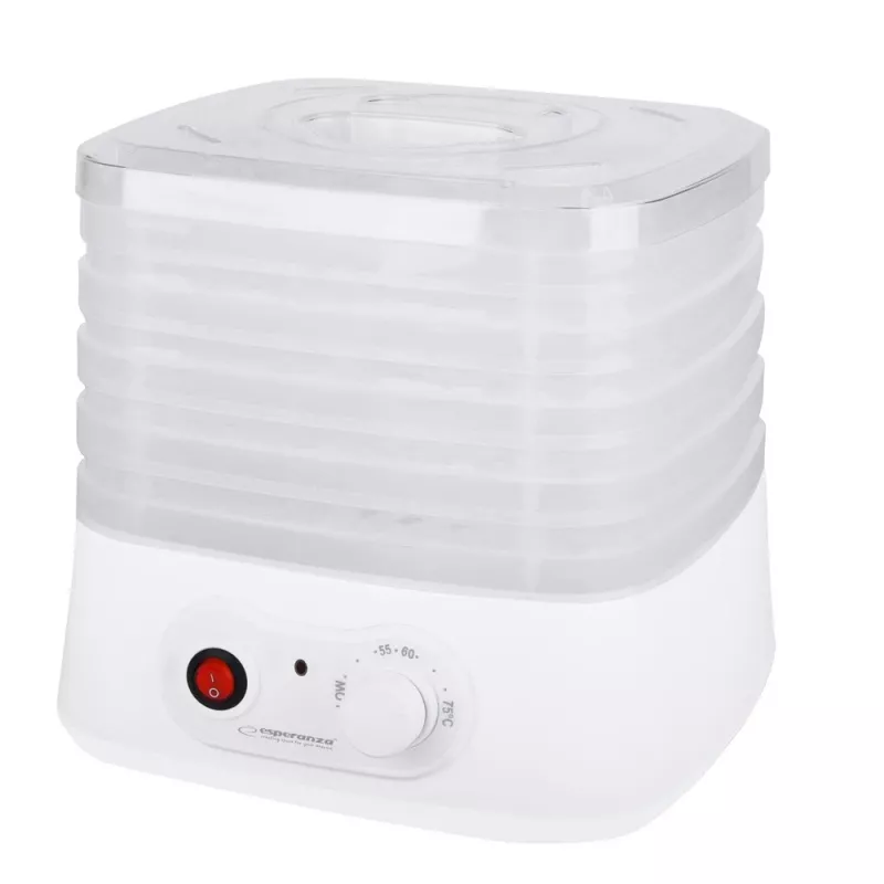 Esperanza EKD004 droogoven, transparant, wit 250 W