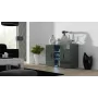 Cama sideboard 120 cm SOHO S7 grijs/grijs glanzend