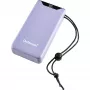 Powerbank USB 20000MAH QC3.0/lila F20000 7332053 Intenso