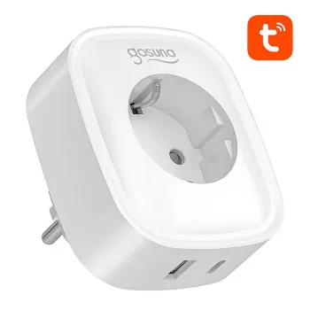 Slimme stekker Gosund SP6 16A met USB-C 20W – wifi-bestuurbare contactdoos voor huisautomatisering
