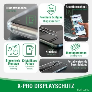 Beeldschermbeschermingsfolie 4smarts 496196 Transparant voor Apple