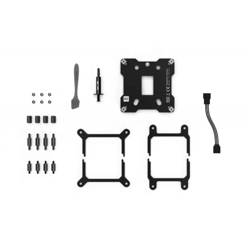 Waterblok Alphacool 13446 messing koper zwart 72mm