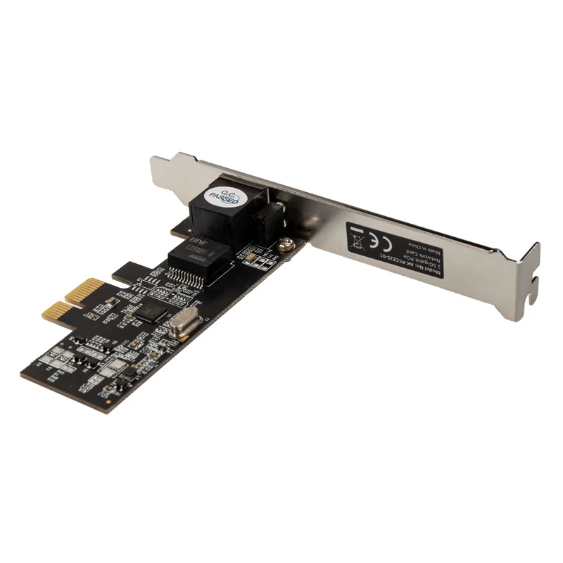 Akasa AK-PCCE25-01 - Ingebouwd - Bedraad - PCI Express - Ethernet - 2500 Mbit/s
