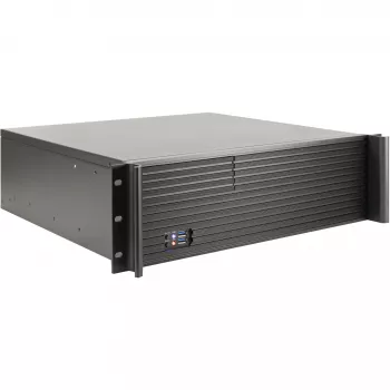 Serverrack Inter-Tech 3U-K-340L zwart ATX 60mm-ventilator