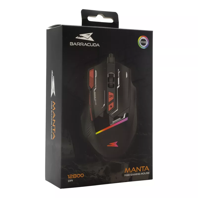 Muis Baracuda BGM-041 MANTA zwart USB