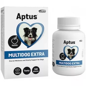 Tabletten-supplement Aptus Multidog extra — vitaminen en mineralen voor volwassen honden, 100 tabletten, 200 g