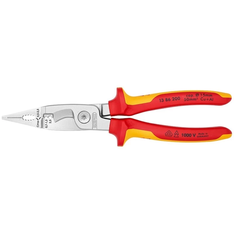 Knipex 13 86 200 tang platronde tang
