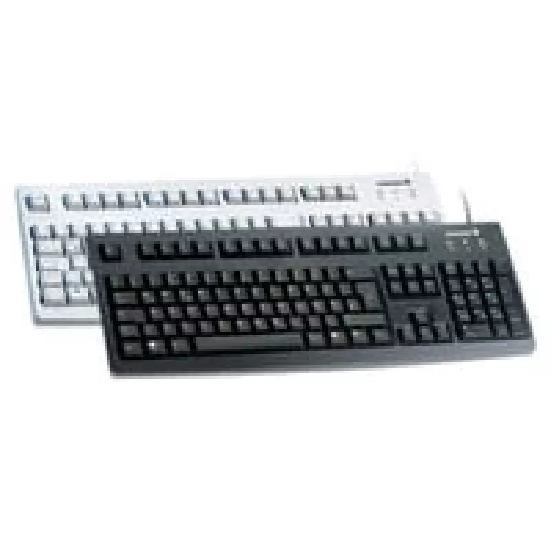 Bedrade Cherry G83-6105 USB Franse (FR) toetsenbord, grijs, 1,75 m USB-kabel
