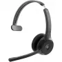 721 draadloze single ON-EAR headset USB-A BUNDLE-CARBON zwart
