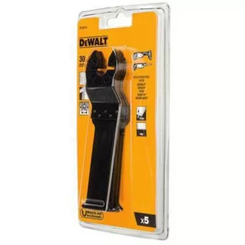 DEWALT DT20724-QZ inlegzaagbladen voor oscillerende multi-tools, 67 x 30 mm, HCS, voor hardhout, kunststof en gipsplaat, 5 stuks