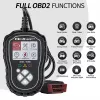 OBDII-diagnosetester QOLTEC ProLine 50685 — voertuig-OBD-II-scanner voor 8V/25V-systemen