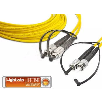 Lightwin hoogwaardige duplex LWL patchkabel, SM, FC - ST LWL patchkabel (LDP-09 FC-ST 20.0)