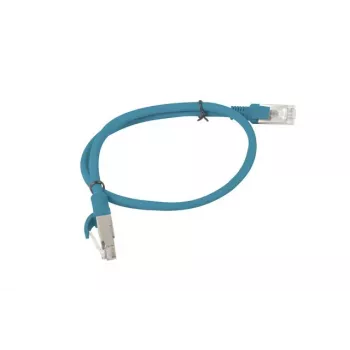 Netwerkkabel LANBERG RJ-45 Cat5e PCU5-10CC-0050-B, 0,5 m, U/UTP, CCA, blauw
