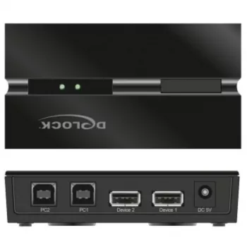 DeLOCK 11492 computer-dataschakelaar USB Type-A naar USB Type-B 0,48 Gbit/s