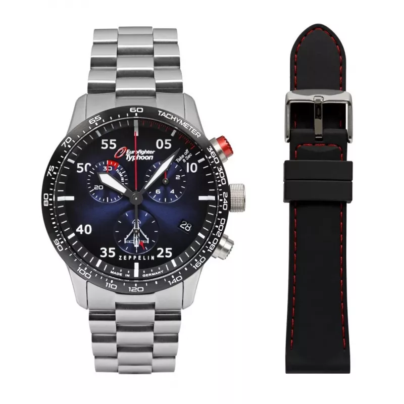Zeppelin Eurofighter 7298M-3 Quartzhorloge-set
