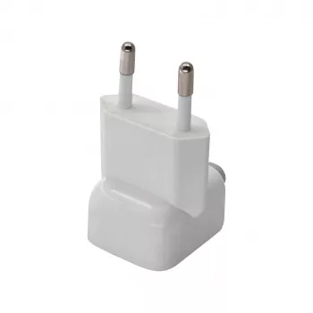 Akyga AK-AD-60 EU-vervangstekker CEE 7/16 naar IEC C7, wit