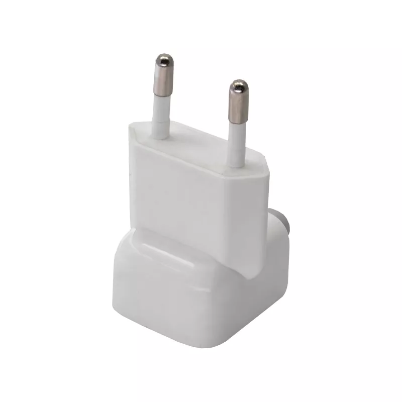 Akyga AK-AD-60 EU-vervangstekker CEE 7/16 naar IEC C7, wit