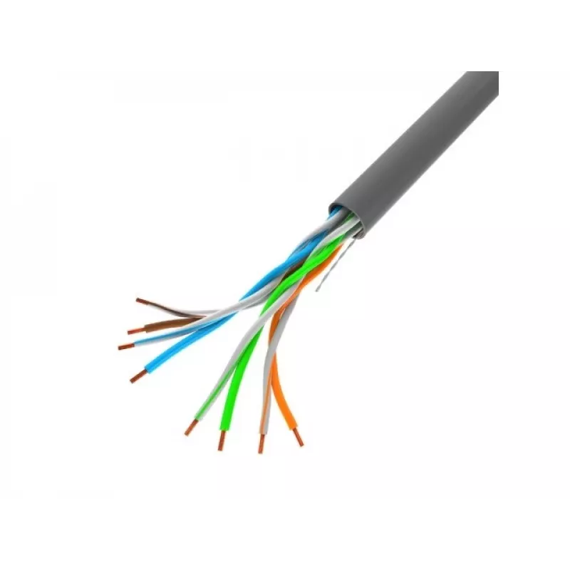 Netwerkkabel Lanberg LCU5-11CU-0305-S U/UTP Cat5e 305 m grijs