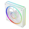 Behuizingsventilator MODECOM VOLCANO LOOP 120 ARGB Reverse Fan wit 120 mm, PWM, 400–1400 RPM