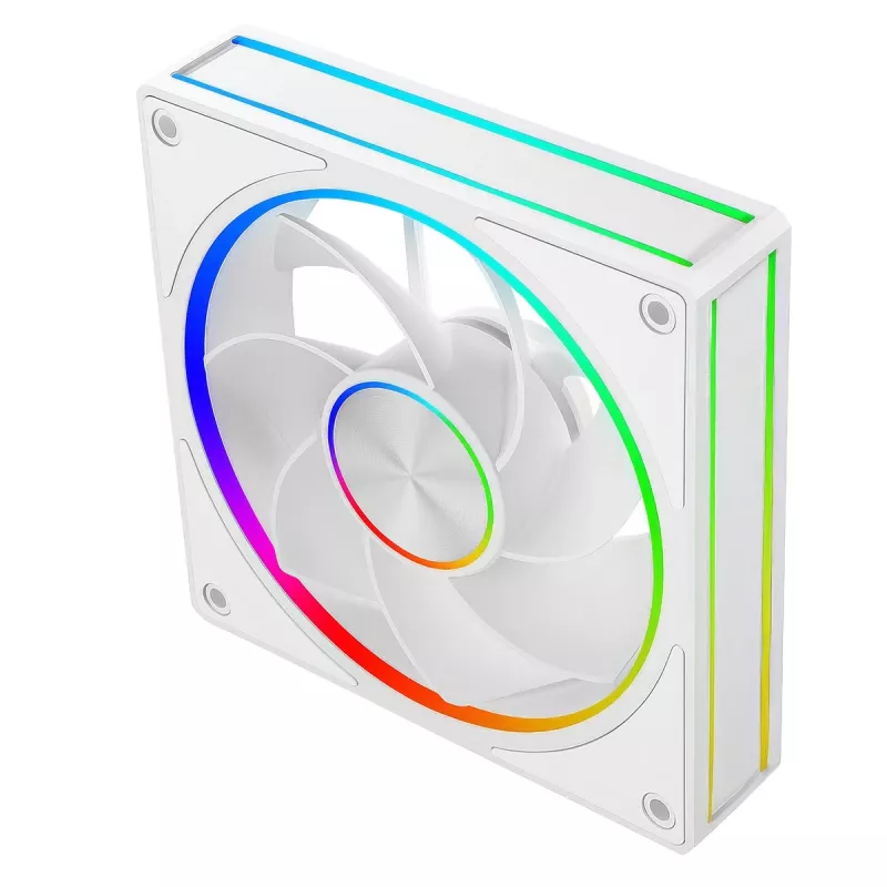Behuizingsventilator MODECOM VOLCANO LOOP 120 ARGB Reverse Fan wit 120 mm, PWM, 400–1400 RPM