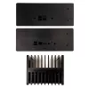 Akasa Turing ABX UCFF Ventilatorloze behuizing voor AMD Mini-pc (Gigabyte BRIX 4000U), aluminium, zwart