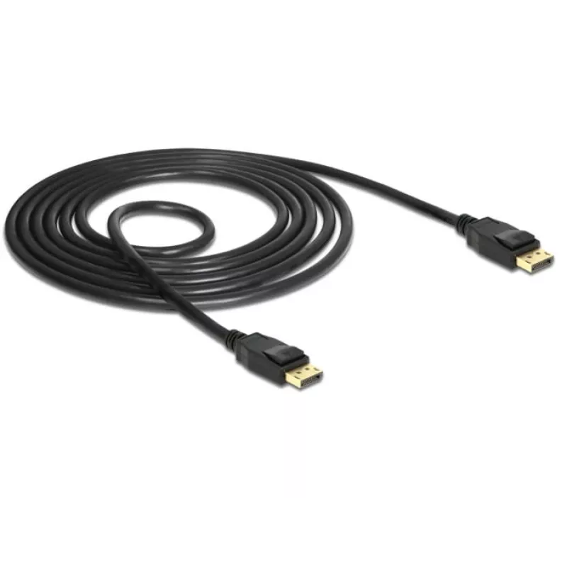 DeLOCK - DisplayPort-kabel - DisplayPort (M) naar DisplayPort (M) - 1,5 m - 4K-ondersteuning - zwart (85508)