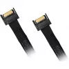 Drive-adapter ICY BOX MB413L-B – MCIO 8i SFF-TA-1016 naar 2× MCIO 4i SFF-TA-1016