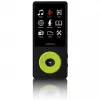 MP3-speler Lenco Xemio-860GN 8 GB zwart/limoengroen LCD 18 uur weergave