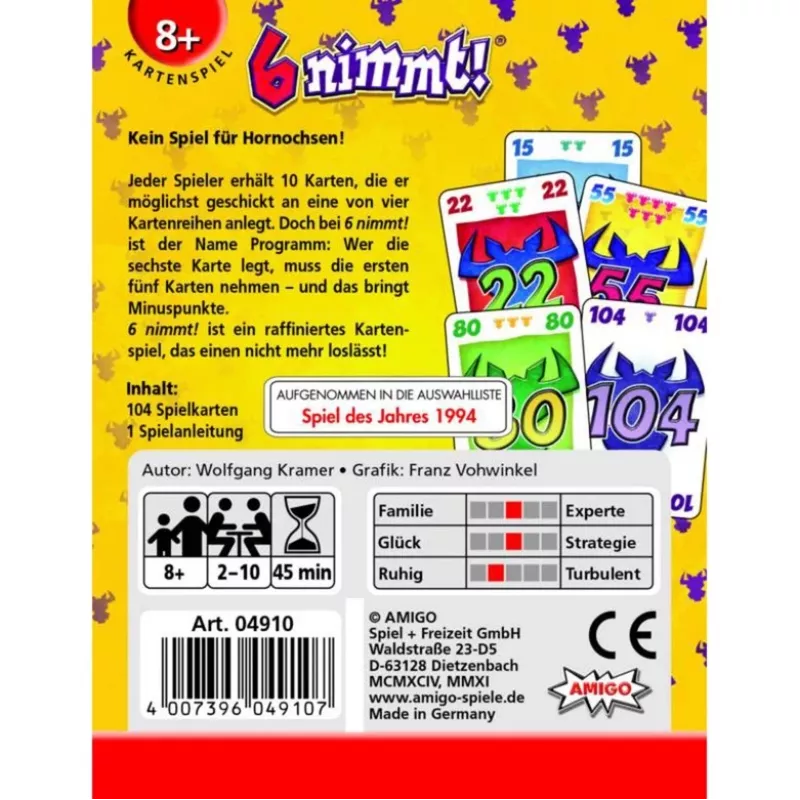 Amigo 6 nimmt!, kaartspel