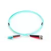 DIGITUS Professional - Patchkabel - LC Multi-Mode (M) - ST multi-mode (M) - 1,0m - Glasvezel - 50/125 micrometer - OM3 - halogeenvrij, met knikbescherming