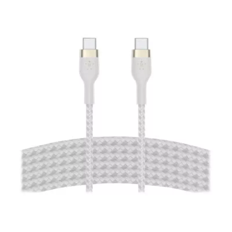 Belkin BOOSTCHARGE PRO Flex USB-kabel 3 m USB 2.0 USB C wit (CAB011BT3MWH)
