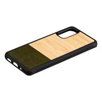 Telefoonhoesje man and wood Galaxy S20 Bambuswald zwart — beschermende achterkant voor Samsung Galaxy S20