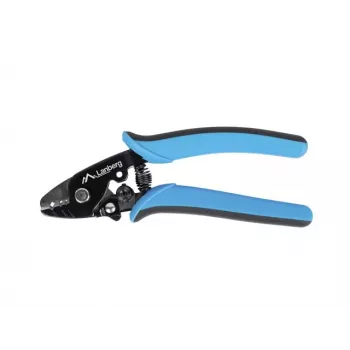 Kabelstripper LANBERG NT-0105 – handzame striptang, gewicht 115 g, kleuren zwart/blauw