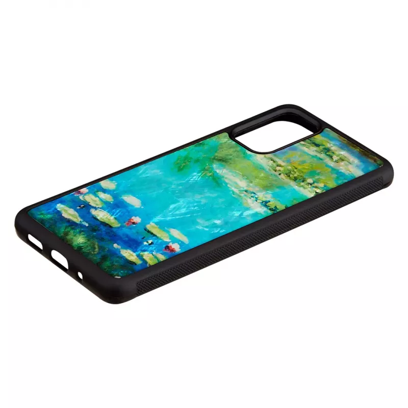 Hoes iKins voor Samsung Galaxy S20+ — zwart waterleliesdesign
