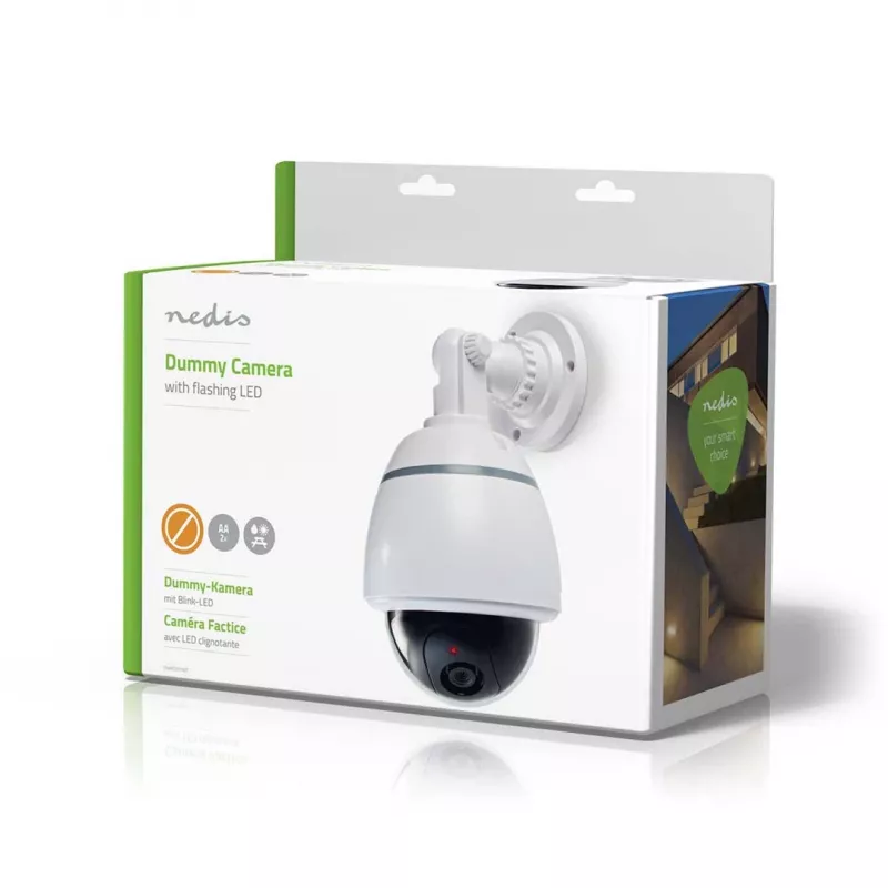 Nedis DUMCD50WT dummy-beveiligingscamera wit dome