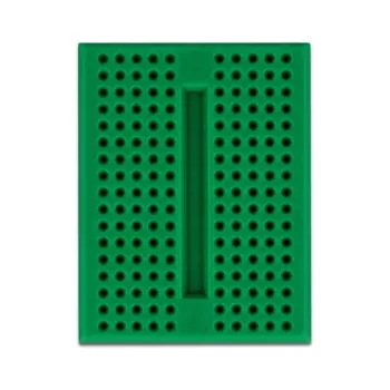 Breadboard DELOCK 18321 — soldeervrij steekbord, kunststof, 36×46×10 mm, groen