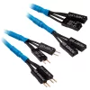 Corsair Premium Sleeved verlengkabelset voor frontpaneel, blauw