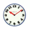 NeXtime wandklok 8151 Boy, Ø43 cm, wit/blauw/zwart/rood