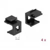 Montageset DELOCK 86810, zwart — DELOCK 86810 montageaccessoire