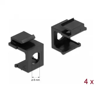Montageset DELOCK 86810, zwart — DELOCK 86810 montageaccessoire