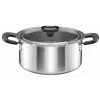 RVS pan Fiskars 1072316, 3 L inhoud, met deksel