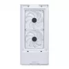 Midi-Tower-PC-behuizing Lian Li LANCOOL 207 — wit, transparant paneel, ondersteunt ATX/MicroATX/MiniITX, geen voeding