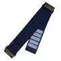 Vervangende sportband FIXED voor Garmin QuickFit 22 mm — donkerblauw nylon, 160–210 mm