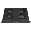 Ventilatorpaneel Extralink 19 inch 4 ventilatoren met thermostaat